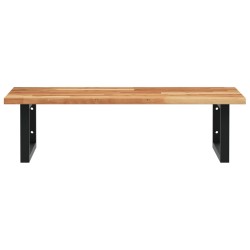 Étagère de vasque murale acier et bois massif d'acacia 626335626335