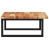 Étagère de vasque murale acier et bois massif d'acacia 626335626335
