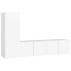 Ensemble de meubles TV 3 pcs Blanc Bois d'ingénierie 626339626339