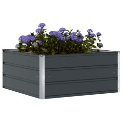 Jardinière Anthracite 100 x 100 x 45 cm Acier 626342626342