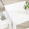 Ensemble de tables basses 2 pcs Blanc Bois d'ingénierie 626345626345
