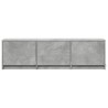 Meuble TV avec LED Béton 140 x 34 x 40 cm Bois d'ingénierie 626360626360