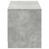 Meuble TV avec LED Béton 140 x 34 x 40 cm Bois d'ingénierie 626360626360