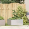 Jardinière 80x80x40 cm acier inoxydable 626362626362