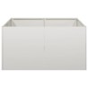 Jardinière 80x80x40 cm acier inoxydable 626362626362