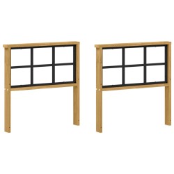 Module d'accoudoirs 2 pcs Blanc 60 x 6 x 61 cm 626369626369
