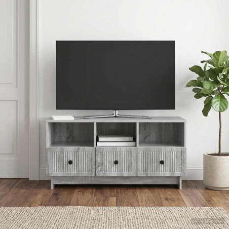 Meuble TV Sonoma gris 102 x 34,5 x 50 cm Bois d'ingénierie 626372626372