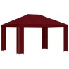 Pavillon 4 × 3 m Bordeaux Polyester et Acier 190 gsm 626373626373