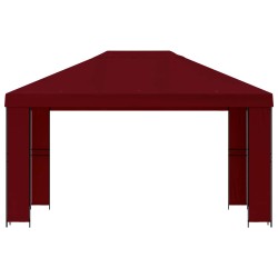 Pavillon 4 × 3 m Bordeaux Polyester et Acier 190 gsm 626373626373