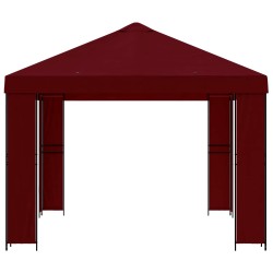 Pavillon 4 × 3 m Bordeaux Polyester et Acier 190 gsm 626373626373