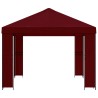 Pavillon 4 × 3 m Bordeaux Polyester et Acier 190 gsm 626373626373