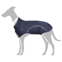 Imperméable pour chien avec bandes réfléchissantes polyester bleu marine taille S 626375626375
