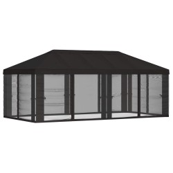 Housse de tonnelle avec murs latéraux 6 x 3 m Anthracite 626383626383