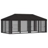 Housse de tonnelle avec murs latéraux 6 x 3 m Anthracite 626383626383