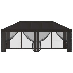 Housse de tonnelle avec murs latéraux 6 x 3 m Anthracite 626383626383