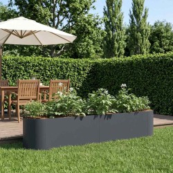Jardin surélevé Anthracite 200 x 40 x 40 cm 626389626389