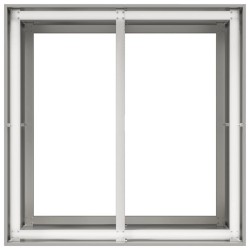 Jardinière 80x80x80 cm acier inoxydable 626399626399