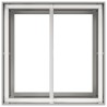 Jardinière 80x80x80 cm acier inoxydable 626399626399