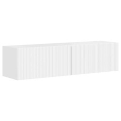 Meuble TV mural 2 pcs Blanc Brillant 60 x 31 x 29,5 cm 626409626409