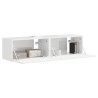 Meuble TV mural 2 pcs Blanc Brillant 60 x 31 x 29,5 cm 626409626409