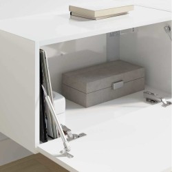 Meuble TV mural 2 pcs Blanc Brillant 60 x 31 x 29,5 cm 626409626409