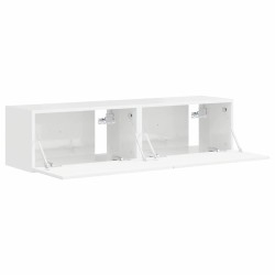 Meuble TV mural 2 pcs Blanc Brillant 60 x 31 x 29,5 cm 626409626409