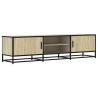 Meuble TV chêne sonoma 160x35x41 cm bois d'ingénierie et métal 626412626412