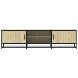 Meuble TV chêne sonoma 160x35x41 cm bois d'ingénierie et métal 626412626412