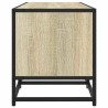 Meuble TV chêne sonoma 160x35x41 cm bois d'ingénierie et métal 626412626412