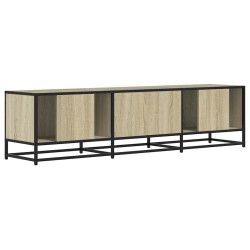 Meuble TV chêne sonoma 160x35x41 cm bois d'ingénierie et métal 626412626412