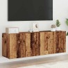 Meubles TV muraux 2 pcs vieux bois 60x30x41 cm 626413626413