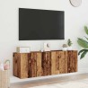 Meubles TV muraux 2 pcs vieux bois 60x30x41 cm 626413626413