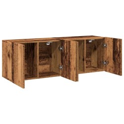 Meubles TV muraux 2 pcs vieux bois 60x30x41 cm 626413626413