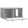 Meuble TV mural Gris béton 59,5 x 31 x 30 cm Bois d'ingénierie 626414626414