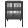Meuble TV noir 105x35x50 cm verre et acier 626424626424