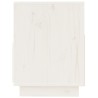 Meuble TV Blanc 140x37x50 cm Bois de pin massif 626429626429