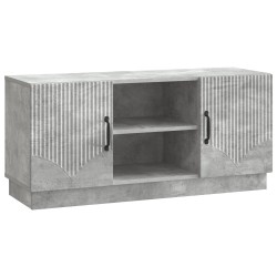Meuble TV Gris béton 102 x 34,5 x 47 cm Bois d'ingénierie 626432626432