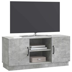 Meuble TV Gris béton 102 x 34,5 x 47 cm Bois d'ingénierie 626432626432