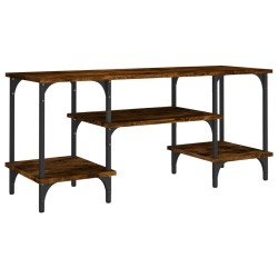 Meuble TV chêne fumé 102x35x45,5 cm bois d'ingénierie 626433626433