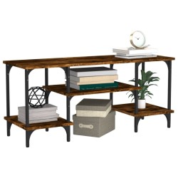 Meuble TV chêne fumé 102x35x45,5 cm bois d'ingénierie 626433626433