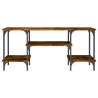 Meuble TV chêne fumé 102x35x45,5 cm bois d'ingénierie 626433626433