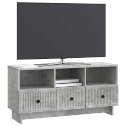 Meuble TV Gris béton 102 x 34,5 x 50 cm Bois d'ingénierie 626434626434
