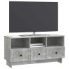 Meuble TV Gris béton 102 x 34,5 x 50 cm Bois d'ingénierie 626434626434