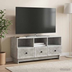 Meuble TV Gris béton 102 x 34,5 x 50 cm Bois d'ingénierie 626434626434