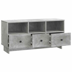 Meuble TV Gris béton 102 x 34,5 x 50 cm Bois d'ingénierie 626434626434