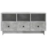 Meuble TV Gris béton 102 x 34,5 x 50 cm Bois d'ingénierie 626434626434