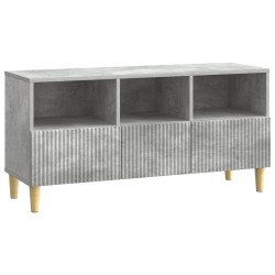 Meuble TV Gris béton 102 x 34,5 x 50 cm Bois d'ingénierie 626437626437