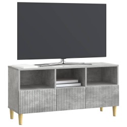 Meuble TV Gris béton 102 x 34,5 x 50 cm Bois d'ingénierie 626437626437