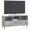 Meuble TV Gris béton 102 x 34,5 x 50 cm Bois d'ingénierie 626437626437