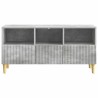 Meuble TV Gris béton 102 x 34,5 x 50 cm Bois d'ingénierie 626437626437